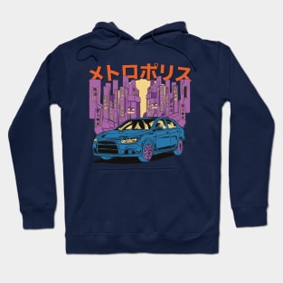 The Metropolis Tokyo Japanese Vaporwave Aesthetic Anime Hoodie